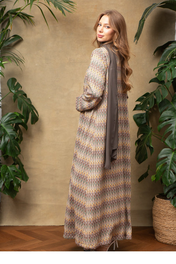 Ayla in Sage Green Abaya