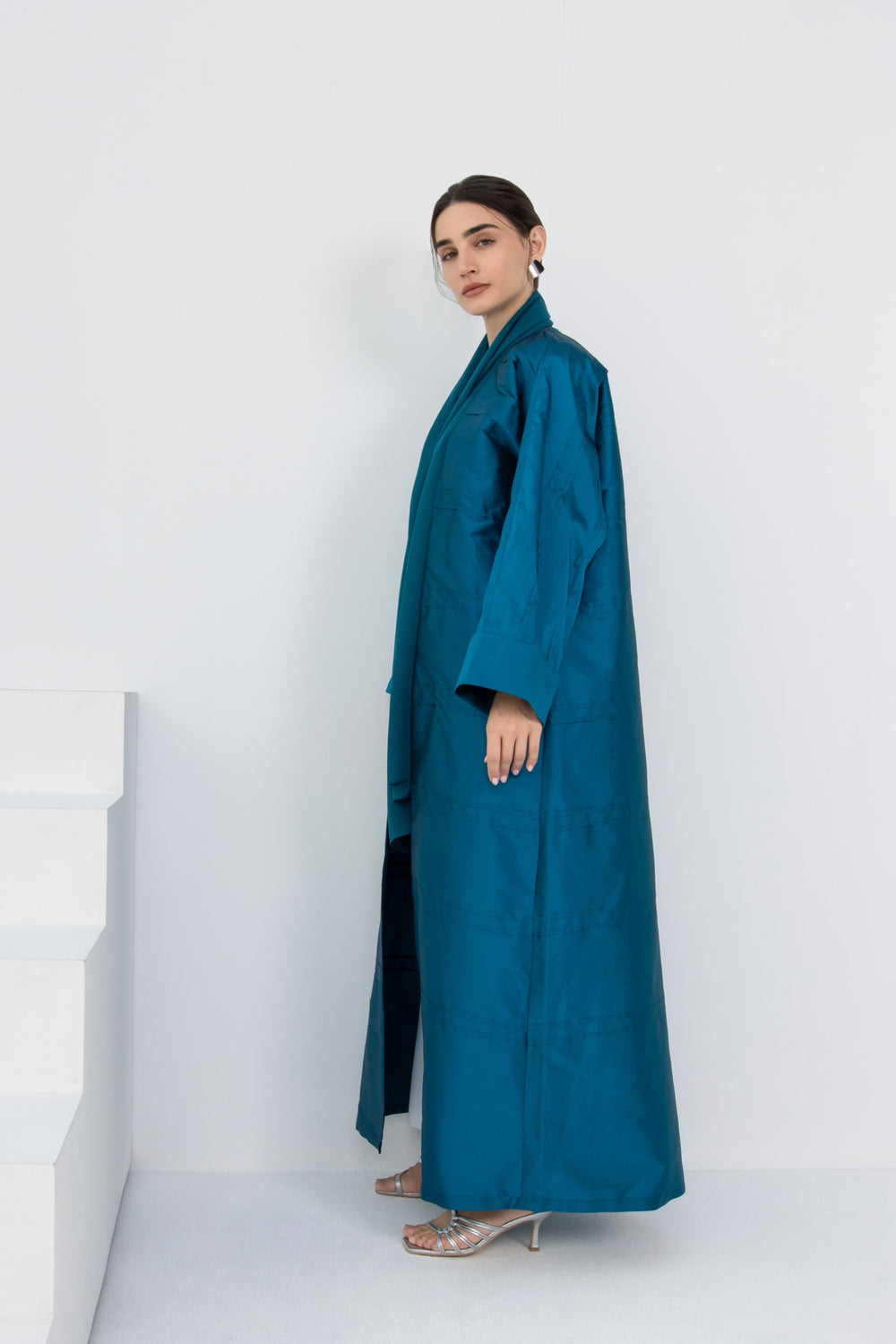 Blaze Abaya in Aqua