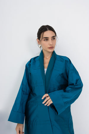 Blaze Abaya in Aqua