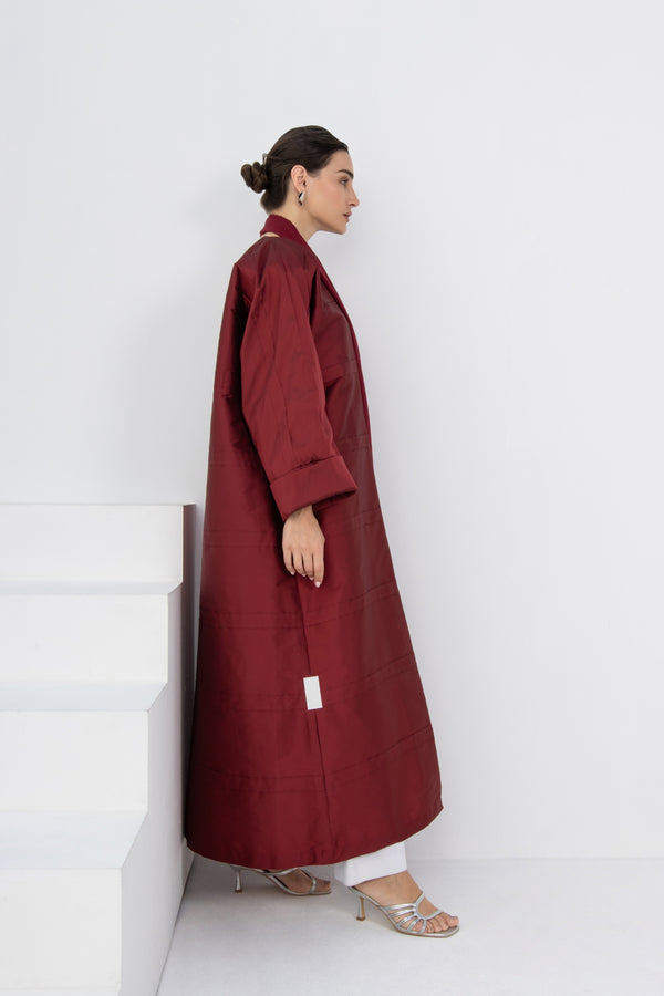Blaze Abaya in Cherry