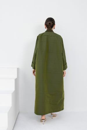 Blaze Abaya in Olive Green