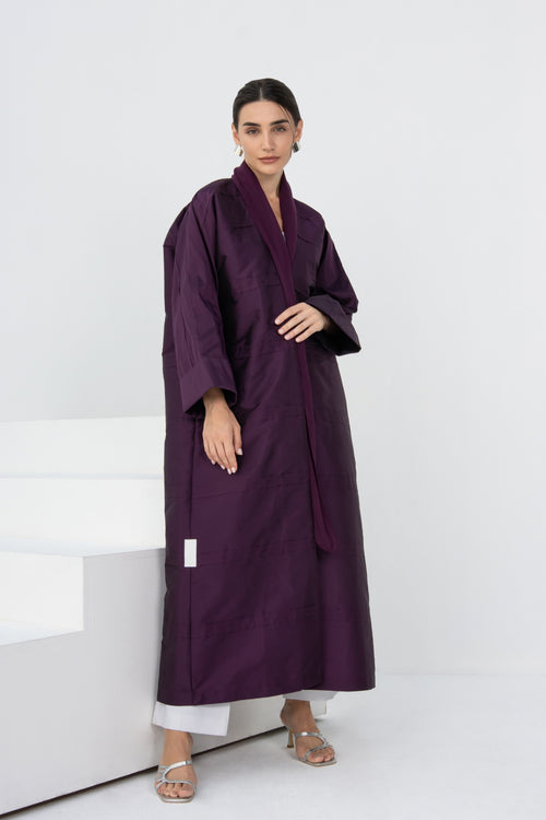 Blaze Abaya in Plum