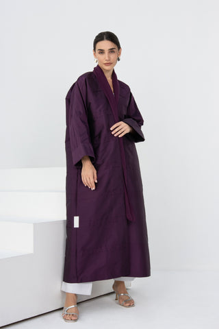 Blaze Abaya in Plum
