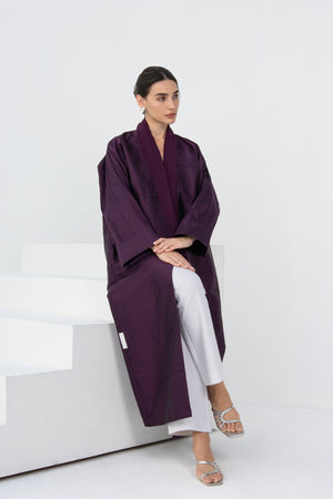Blaze Abaya in Plum