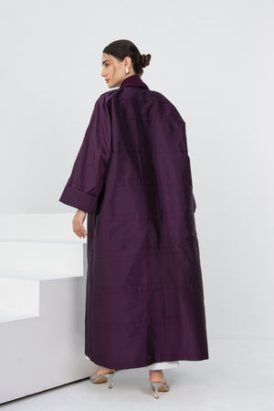 Blaze Abaya in Plum