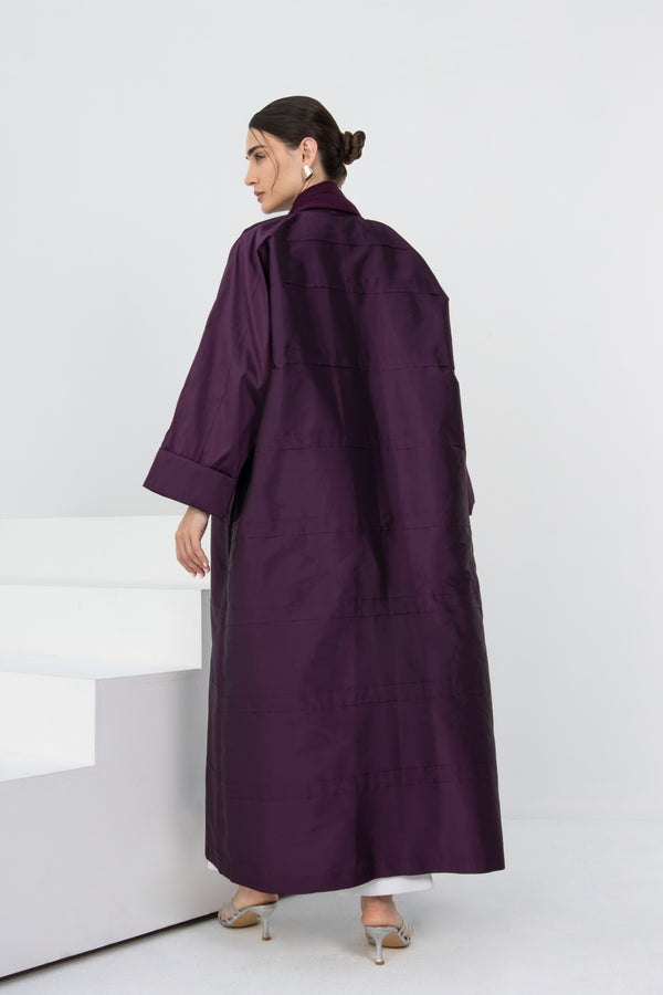 Blaze Abaya in Plum