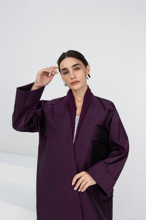 Blaze Abaya in Plum