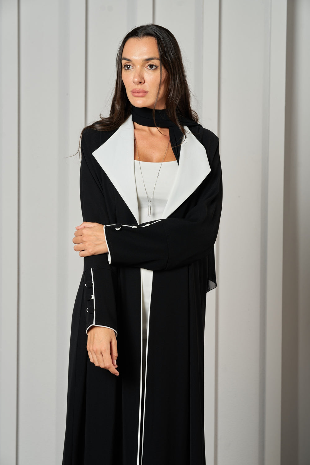Bolero Blazer Abaya in Black