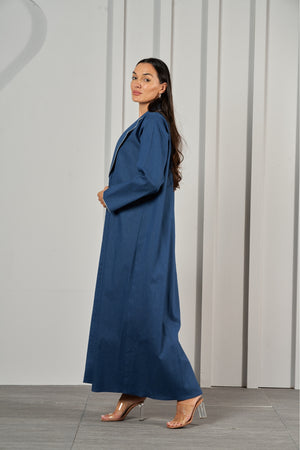 Denim Blazer Abaya