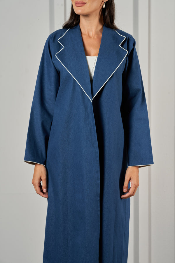 Denim Blazer Abaya