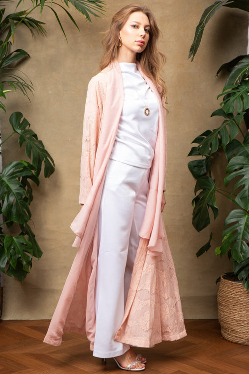 Droplet in Apricot Abaya