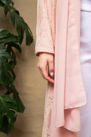 Droplet in Apricot Abaya