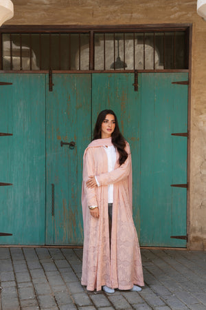 Droplet in Apricot Abaya