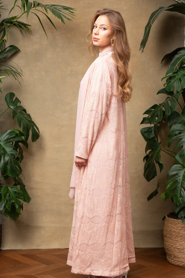 Droplet in Apricot Abaya