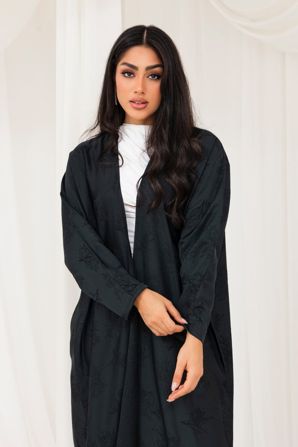 Dusk Abaya in emerald