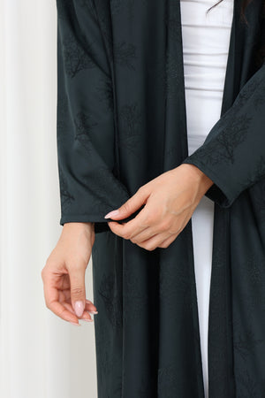 Dusk Abaya in emerald
