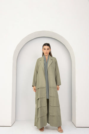 Layered Blazer in Sage Green