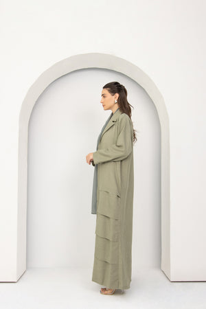 Layered Blazer in Sage Green