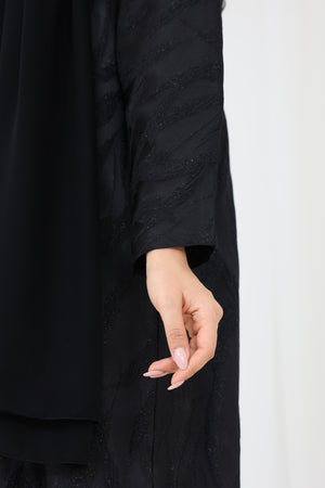 Musky Abaya in Black
