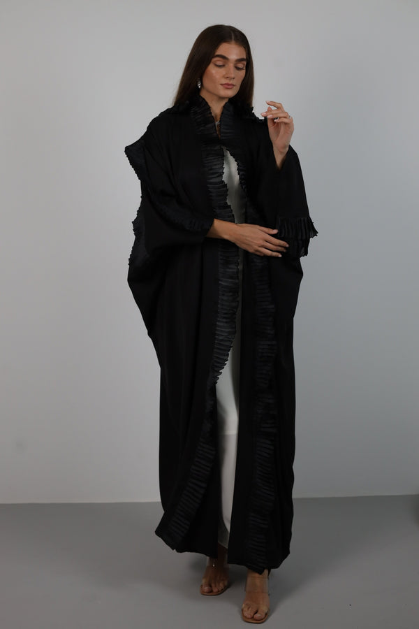 Peonne Abaya in Black