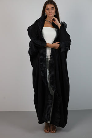 Peonne Abaya in Black