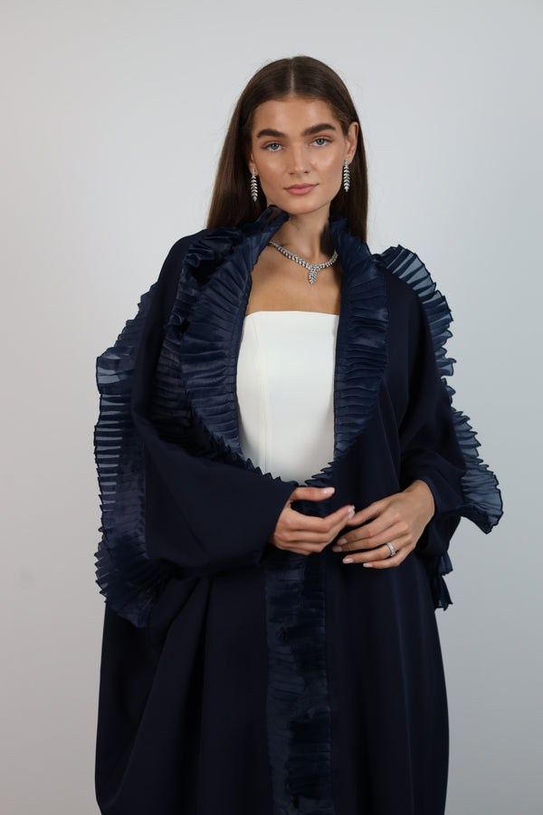 Peonne Abaya in Navy