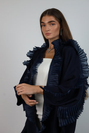 Peonne Abaya in Navy