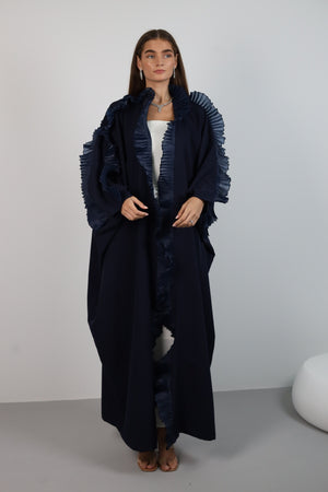 Peonne Abaya in Navy