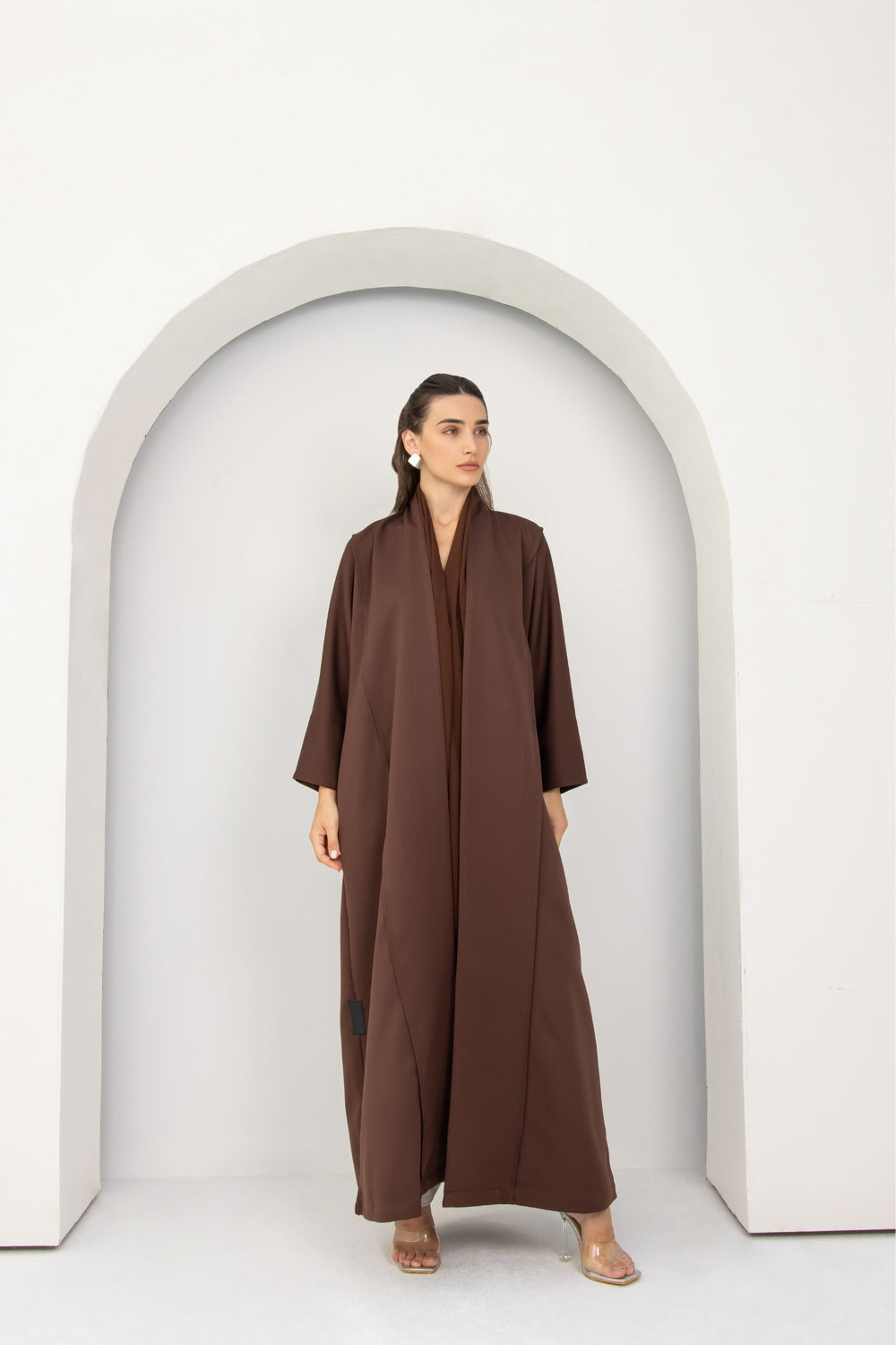 The Cloud Abaya in Brown