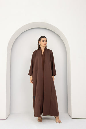 The Cloud Abaya in Brown