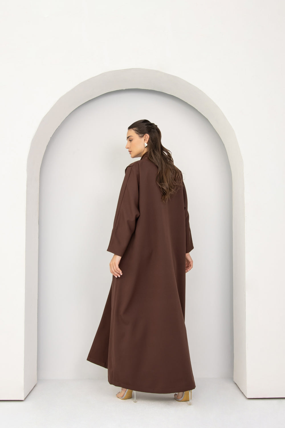 The Cloud Abaya in Brown