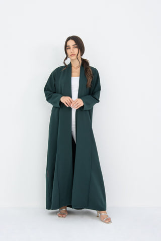 The Cloud Abaya in Emerald Green