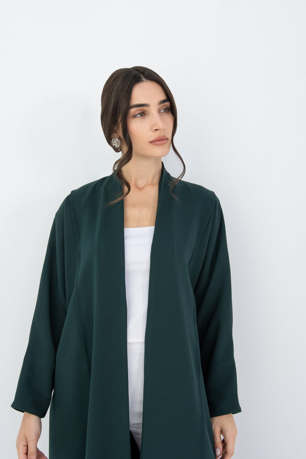 The Cloud Abaya in Emerald Green