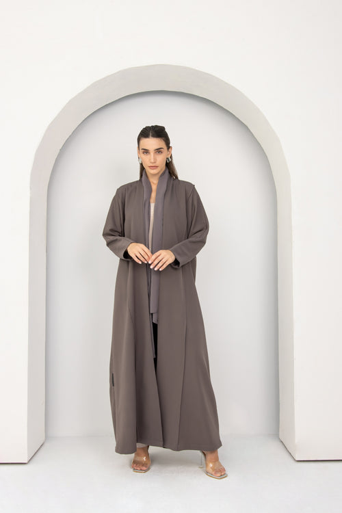 The Cloud Abaya in Mocha