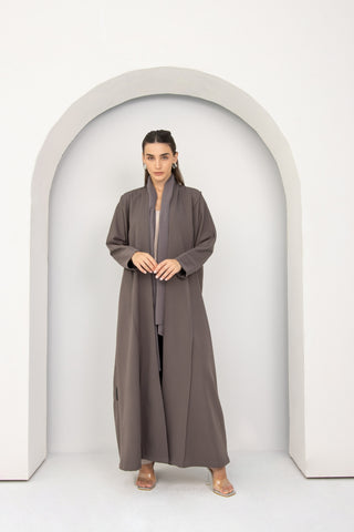 The Cloud Abaya in Mocha