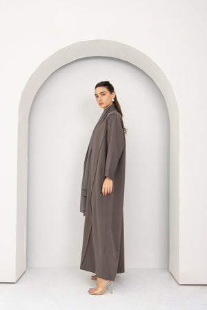 The Cloud Abaya in Mocha