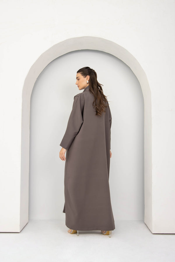 The Cloud Abaya in Mocha