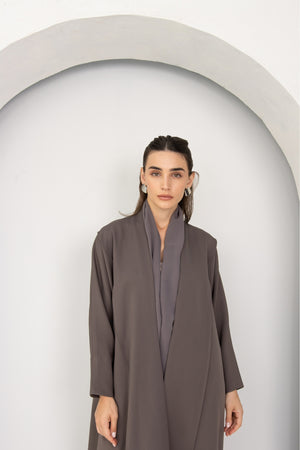 The Cloud Abaya in Mocha