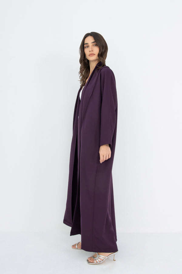 The Cloud Abaya in Plum