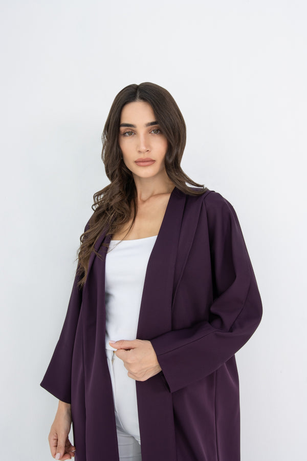 The Cloud Abaya in Plum