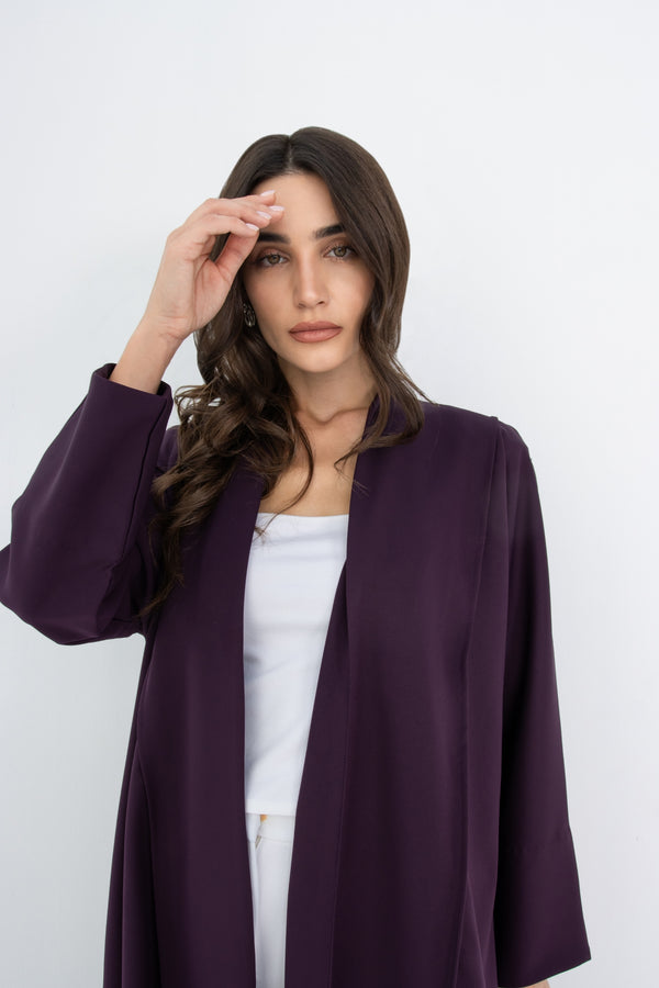 The Cloud Abaya in Plum