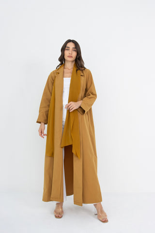 Tolly Blazer Abaya in Mustard