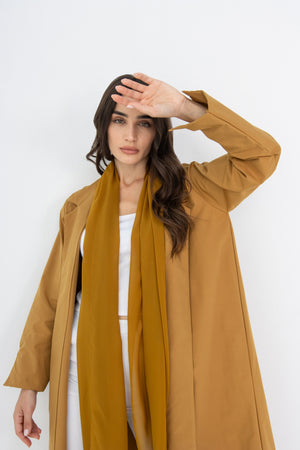 Tolly Blazer Abaya in Mustard