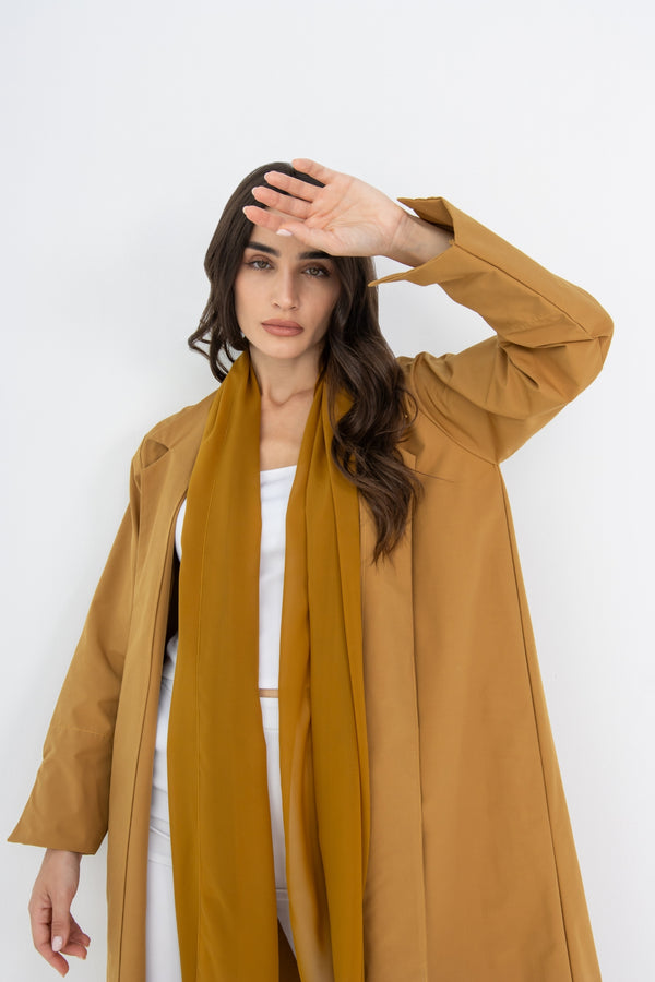 Tolly Blazer Abaya in Mustard