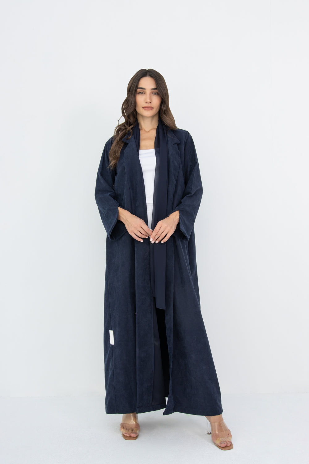 Tolly Blazer Abaya in Navy
