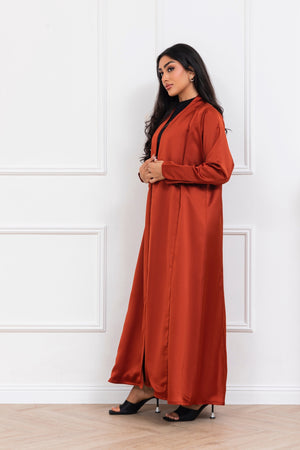 Umber in Burnt Orange Abaya
