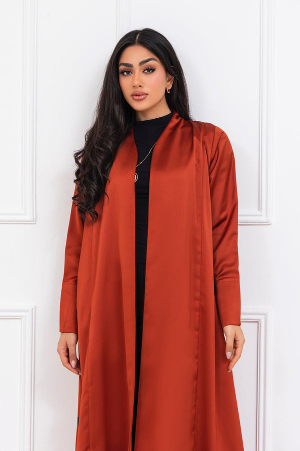 Umber in Burnt Orange Abaya